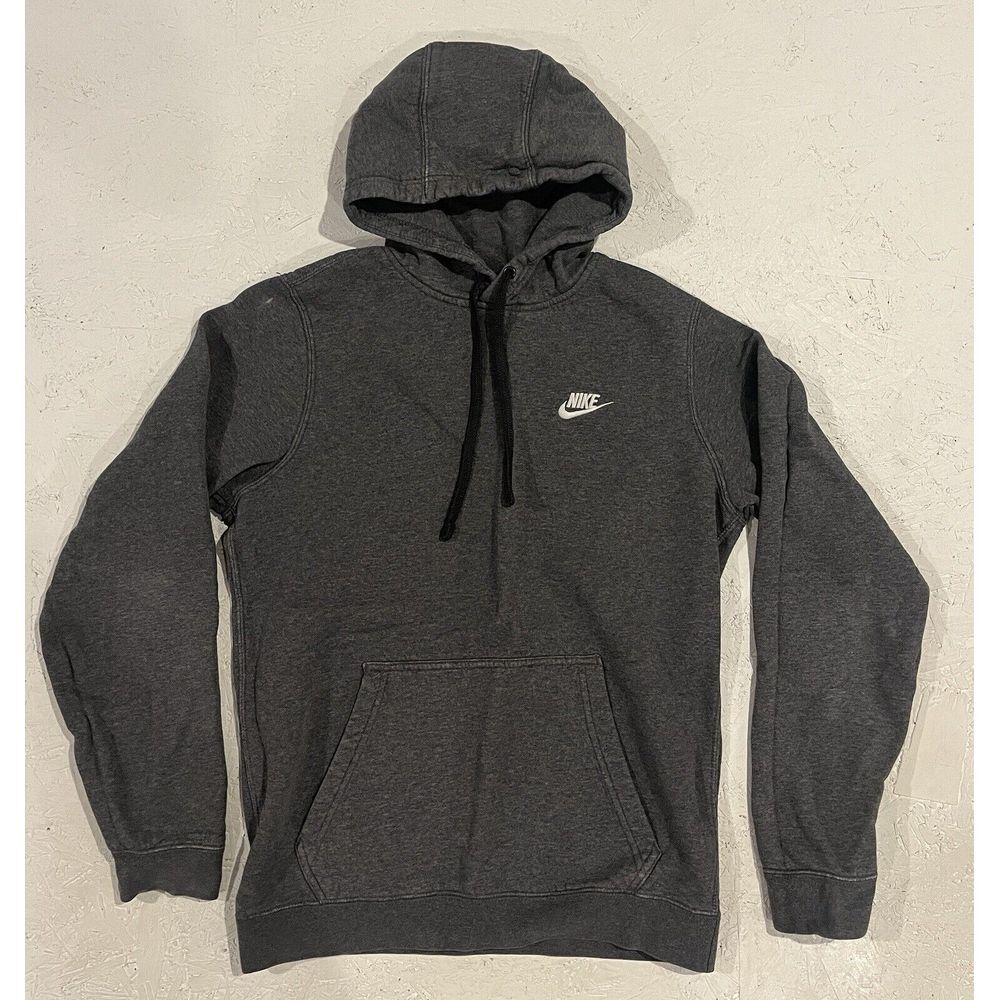Nike Sportswear Club Fleece Men's Longsleeve Hoodie Gray‎ Small S 804346-071